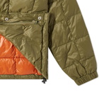 Polar Skate Co. Men's Lightweight Puffer Jacket in Army Green