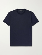 Dolce&Gabbana - Silk-Jersey T-Shirt - Blue