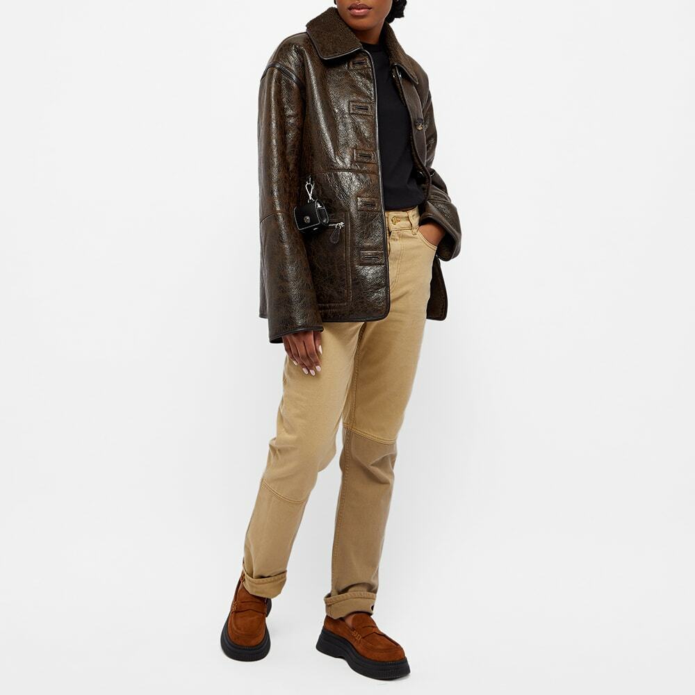 Saks Potts Women's Ada Shearling Jacket in Distressed Brown