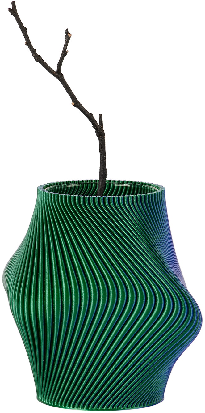 Sheyn SSENSE Exclusive Green Bloz Vase