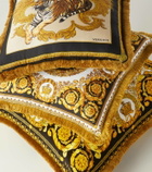 Versace Home Crete De Fleur silk cushion