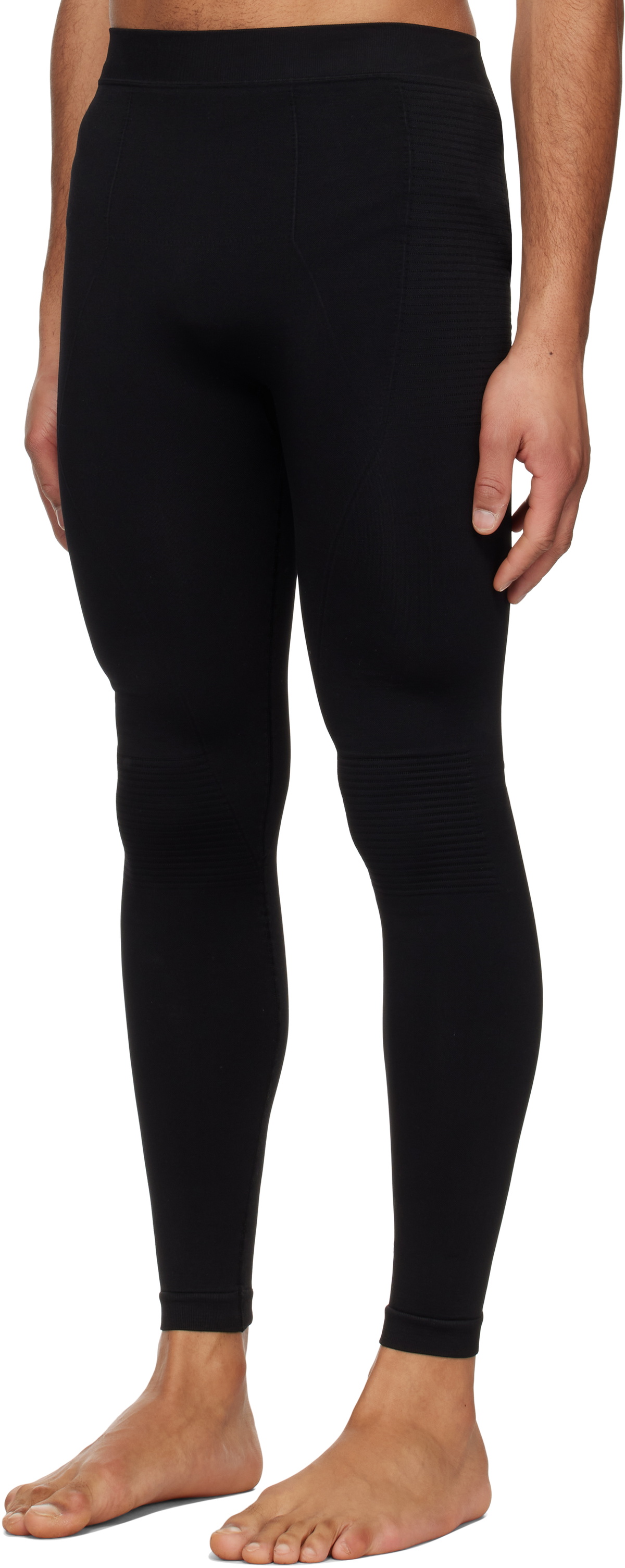 Rick Owens Black Hollywood Active Knit Leggings Rick Owens