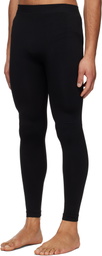 Rick Owens Black Hollywood Active Knit Leggings