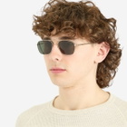 Monokel Dion Sunglasses in Gold/Green 