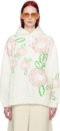 Marni White Vented Hoodie