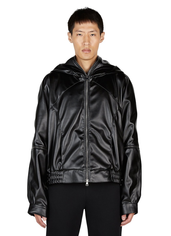 Photo: Mowalola Faux Leather Jacket