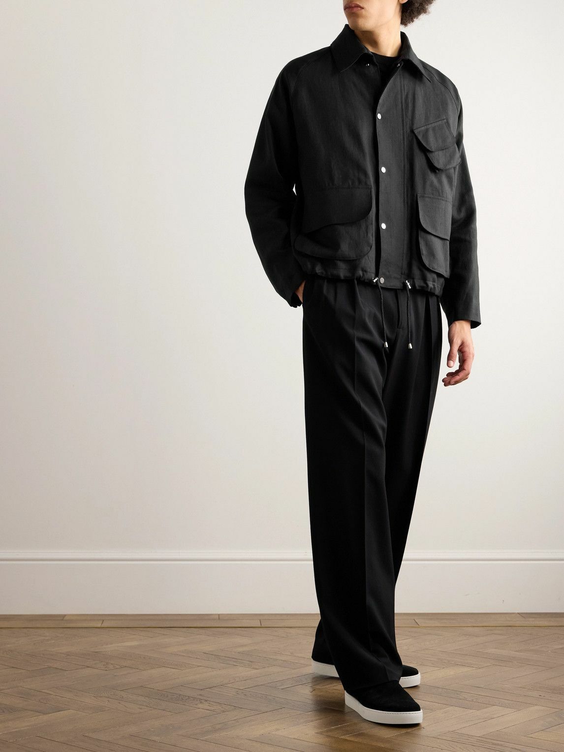 Stòffa - Linen Jacket - Black