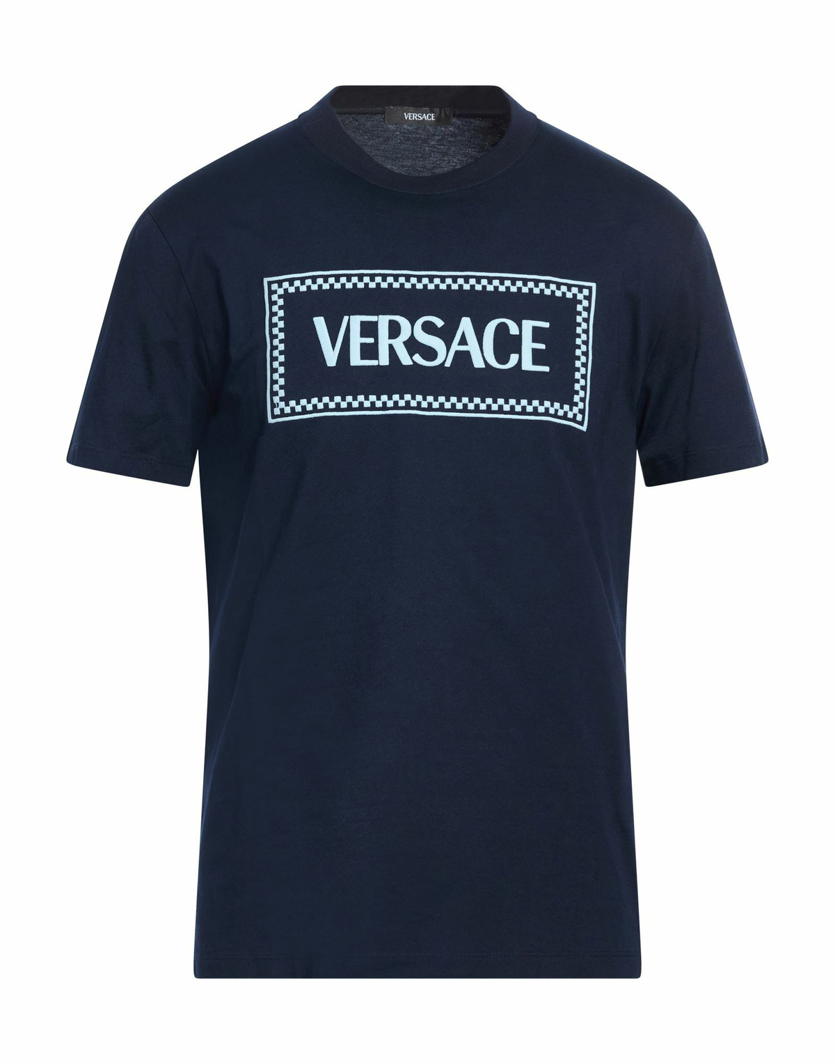 Versace Mens T-shirt Midnight in Blue