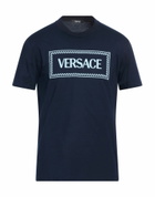 Versace Mens T-shirt Midnight in Blue