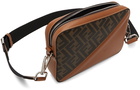 Fendi Brown & Tan 'Forever Fendi' Camera Bag