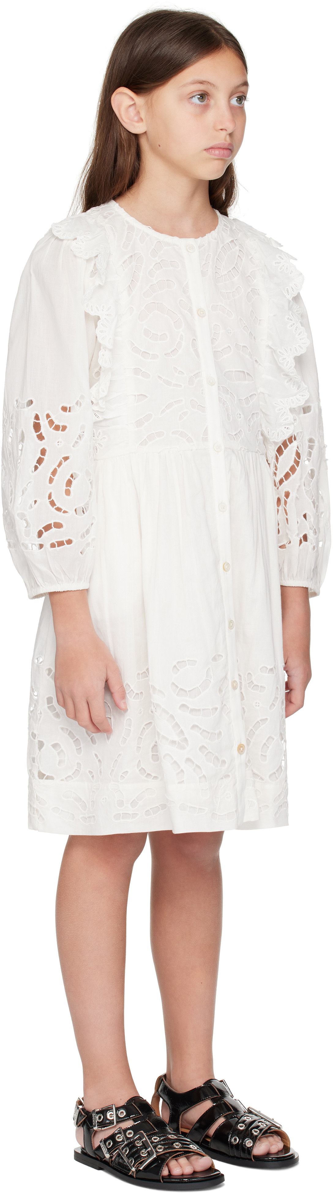 SEA NY Kids White Dahlia Dress