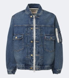 Sacai Denim bomber jacket