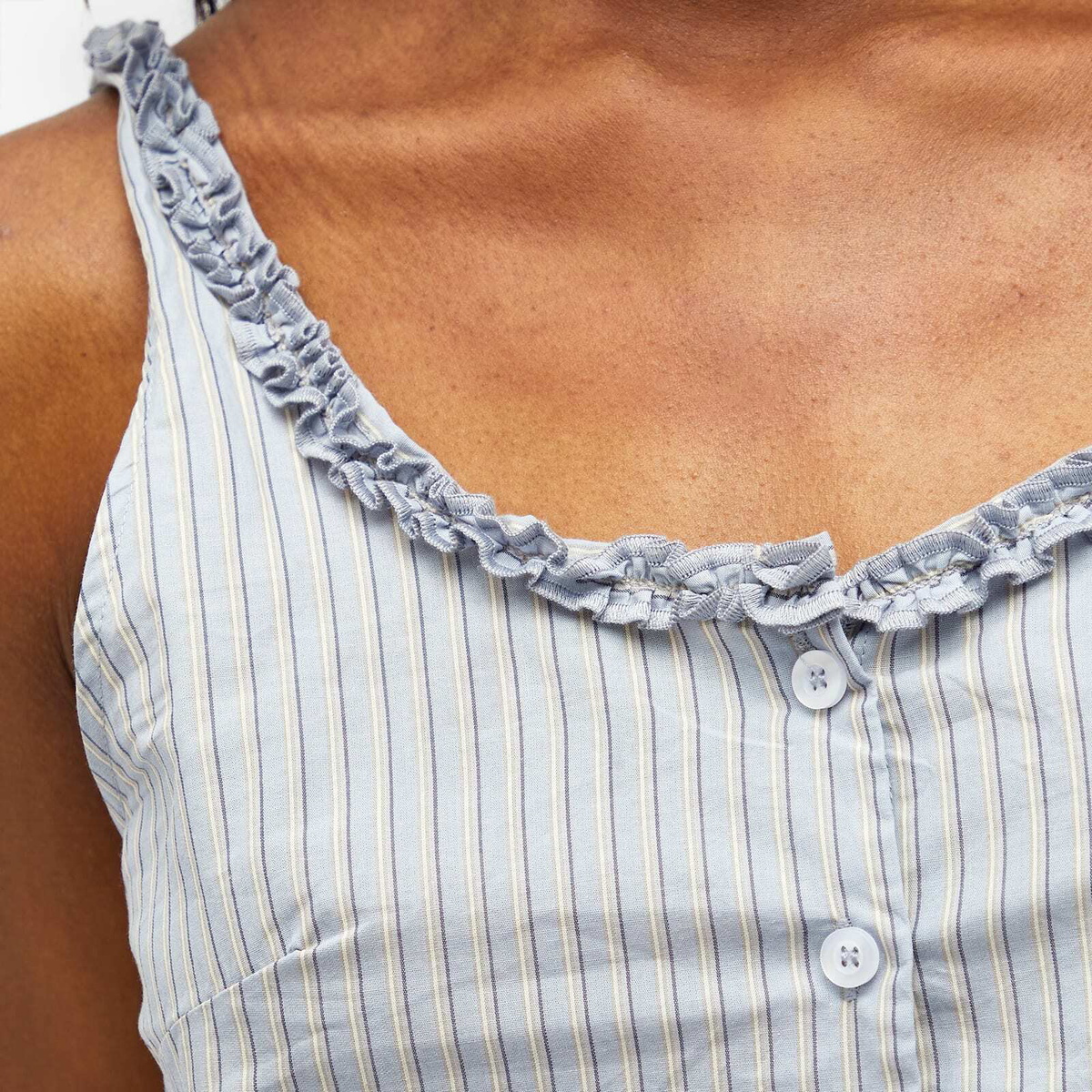 Deiji Studios Women's PJ Short Set in Glacier Stripe