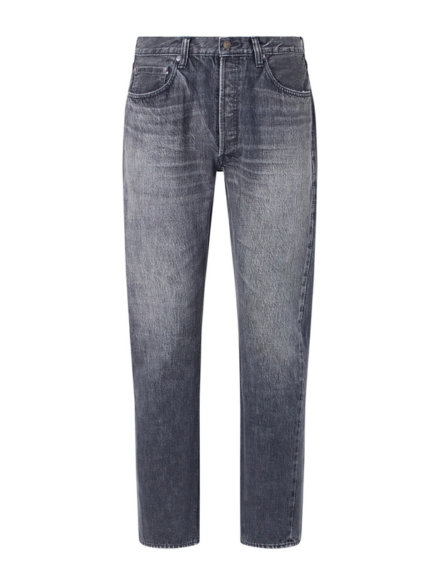 Photo: FULLCOUNT - Dartford 1101BKHW Straight-Leg Jeans - Black