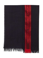 FERRAGAMO - Logoed Wool Scarf