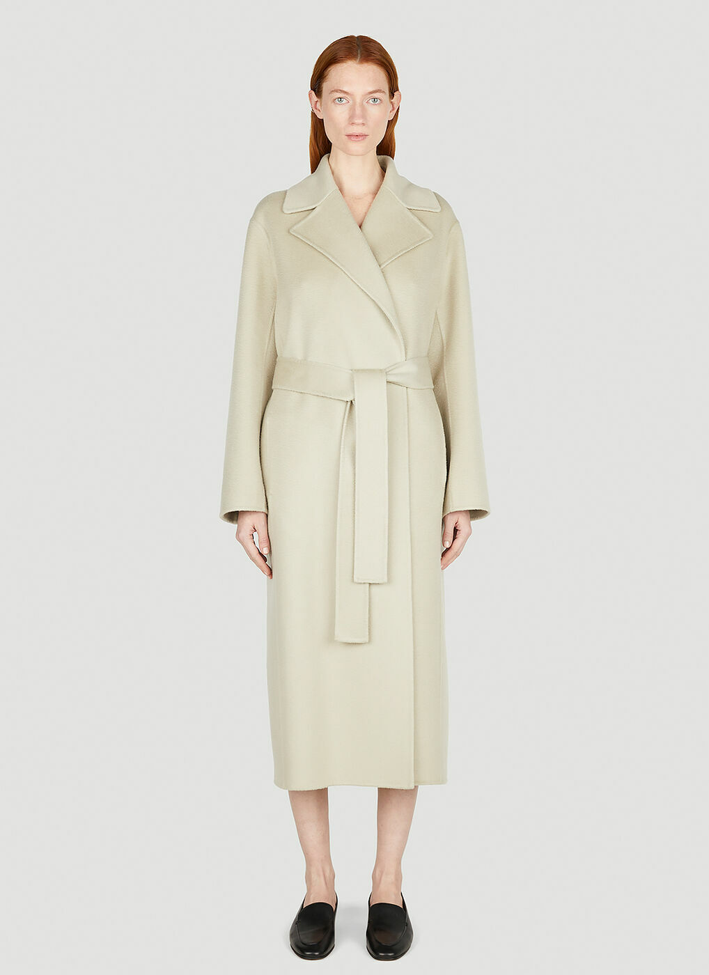 The Row Malika Coat in Cream The Row