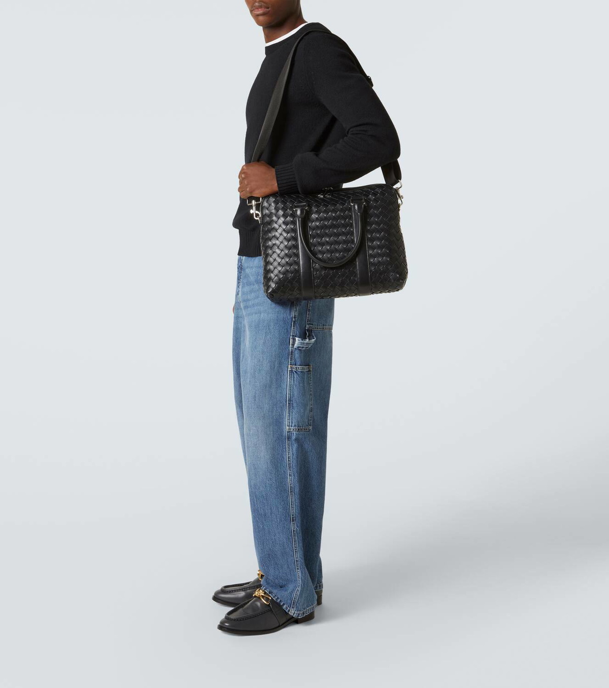Bottega Veneta Slim Intrecciato leather briefcase Bottega Veneta