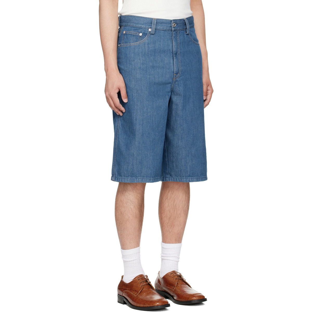 A.P.C. Indigo Westland Denim Shorts