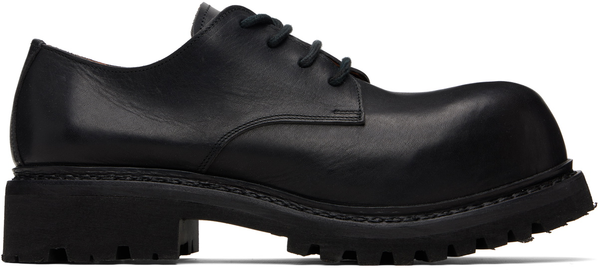 A DICIANNOVEVENTITRE Black Prisma Derbys