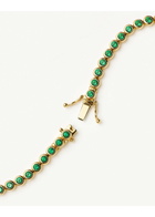 Missoma Tennis Round Bracelet Green