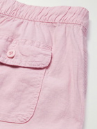 Onia - Straight-Leg Linen Drawstring Shorts - Pink