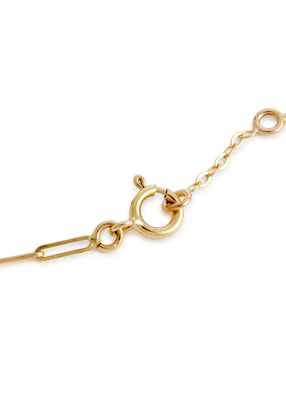Yvonne Leon Solitaire Emerald 18kt Gold Bracelet - Green - One Size