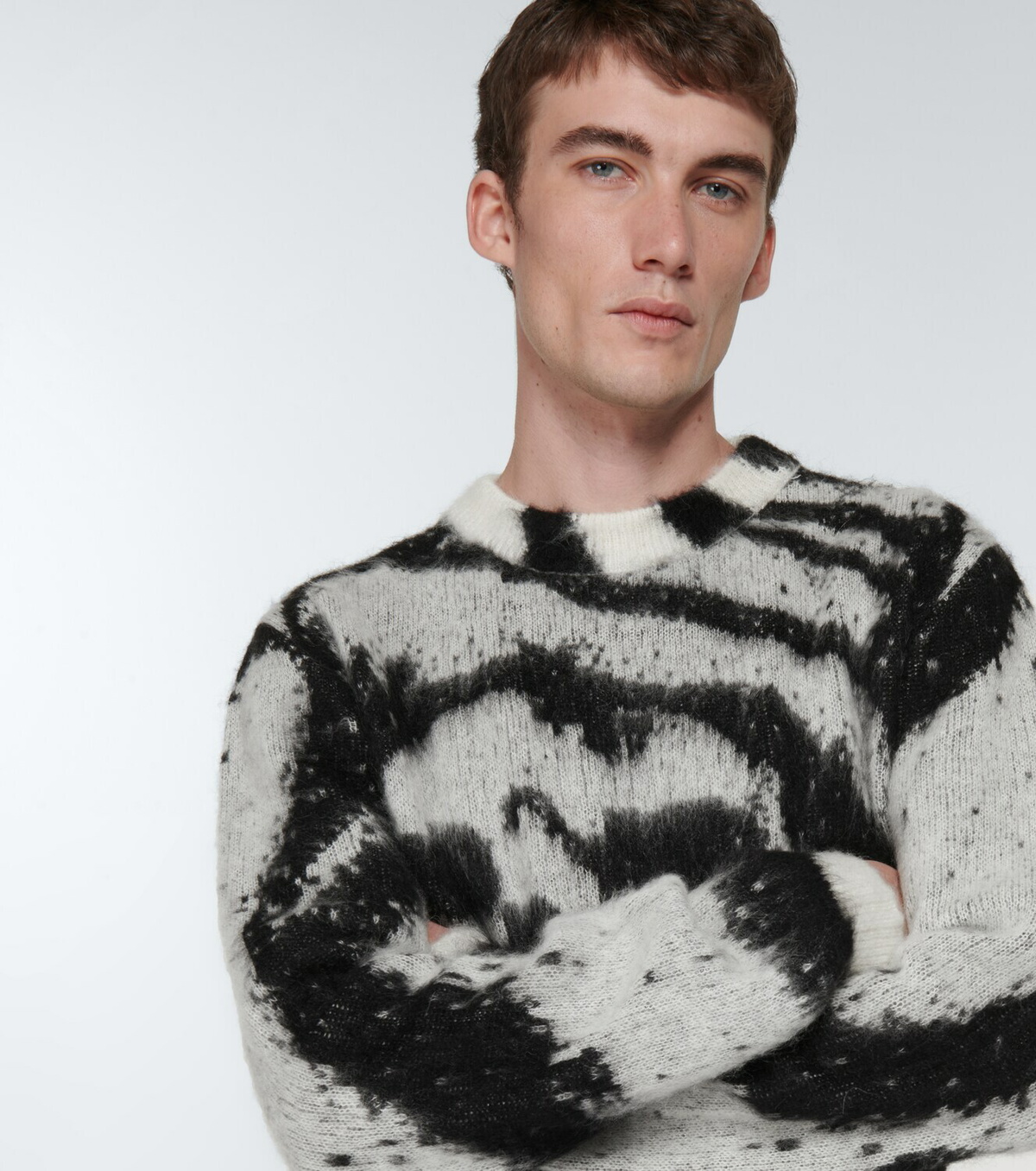 Amiri x Wes Lang Reaper mohair-blend sweater Amiri