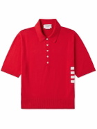 Thom Browne - Slim-Fit Striped Cotton Polo Shirt - Red