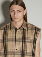 VTMNTS Flannel Sleeveless Shirt
