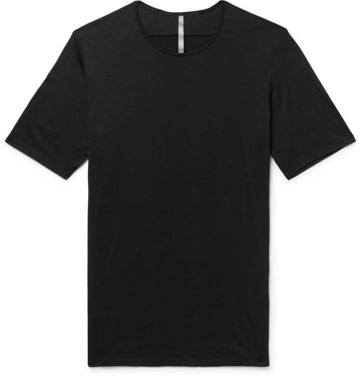 Photo: Arc'teryx Veilance - Frame Slub Wool-Jersey T-Shirt - Black