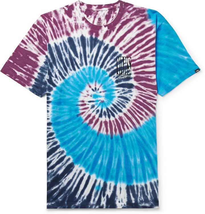 Photo: Vans - Logo-Print Tie-Dyed Cotton-Jersey T-Shirt - Multi
