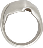 Completedworks Silver 'The Best Place To Be A Puffin' Ring