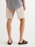 MASSIMO ALBA - Wally Linen Shorts - Neutrals