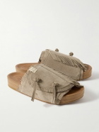 Visvim - Christo Shaman-Folk Fringed Suede Sandals - Neutrals