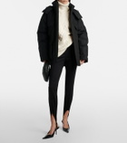Saint Laurent Cable-knit alpaca-blend turtleneck sweater