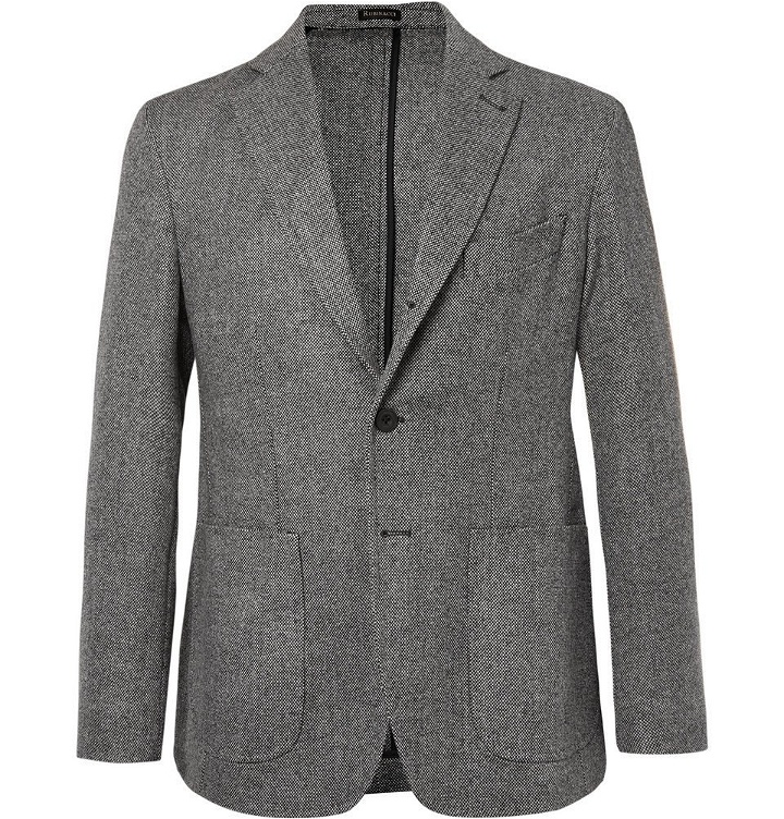 Photo: Rubinacci - Grey Unstructured Wool and Cashmere-Blend Blazer - Men - Gray