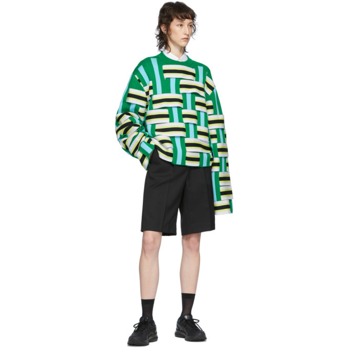 Namacheko Green and Blue Masivie Sweatshirt