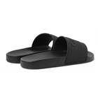 Gucci - Logo-Embossed Rubber Slides - Men - Black