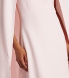 Safiyaa Yuna caped embellished gown