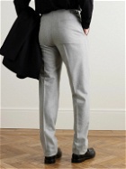 Richard James - Tapered Wool Flannel Suit Trousers - Gray