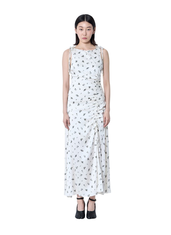 Photo: GANNI Printed Gathered Maxi Dress