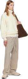 Fear of God Beige Suede Vintage Runner Sneakers