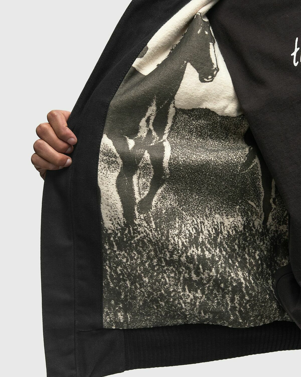 One of these Days RANCH JACKET Black Mens Bomber Jacket