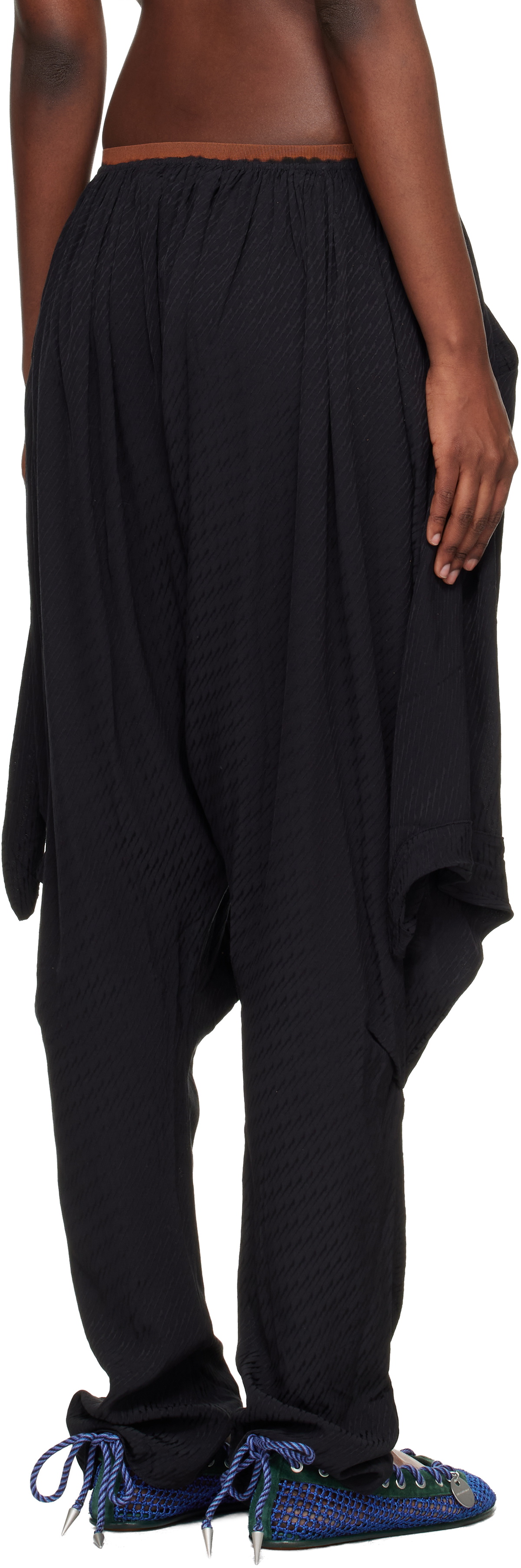 Kiko Kostadinov Black Salome Trousers