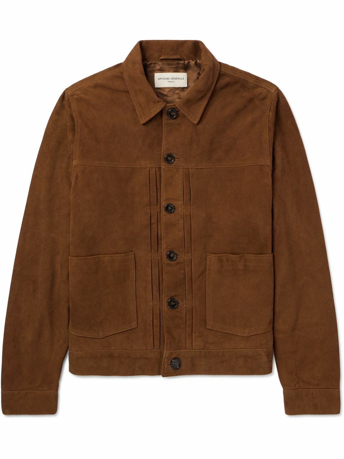 Officine Générale - Leo Suede Jacket - Brown Officine Generale