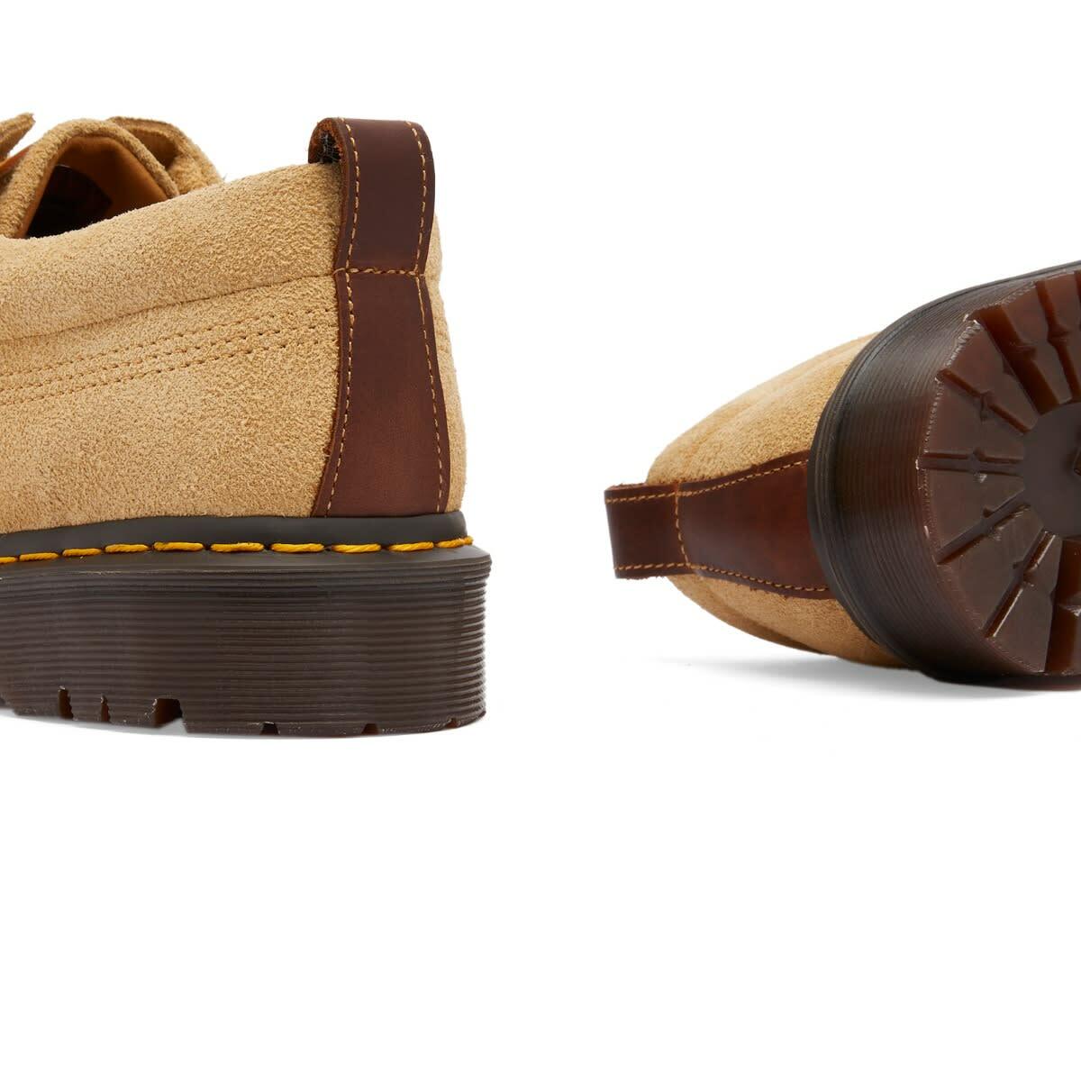 Dr. Martens Men's Lowell Hairy Suede Shoe Sneakers in Butterscotch