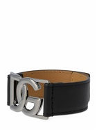 DOLCE & GABBANA - Dg Logo Leather Belt Bracelet