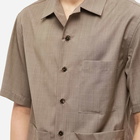 Barena Men's Short Sleeve Shirt in Khaki