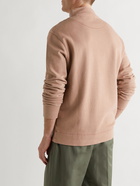 MR P. - Garment-Dyed Cotton-Jersey Mock-Neck Sweatshirt - Pink