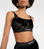 Tom Ford - Floral tulle devoré bralette